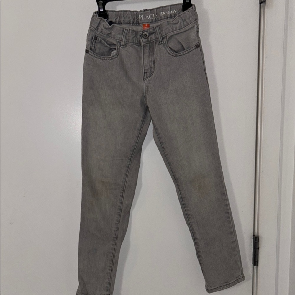 The Children's Place Gray Straight-Leg Jeans